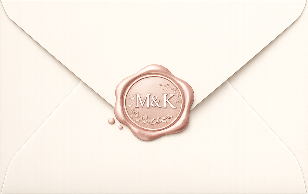 Конверт свадебного приглашения